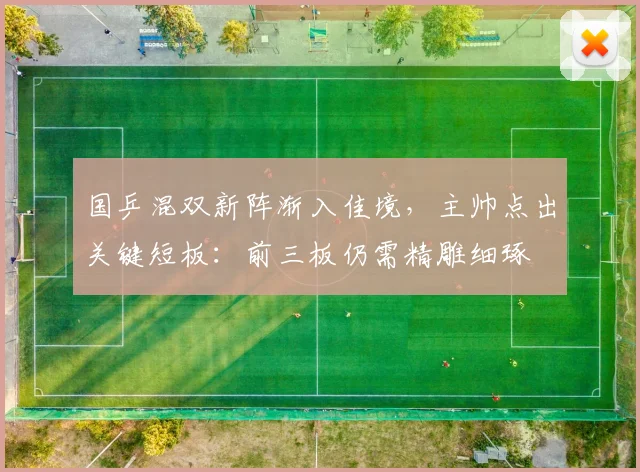 国乒混双新阵渐入佳境，主帅点出关键短板：前三板仍需精雕细琢
